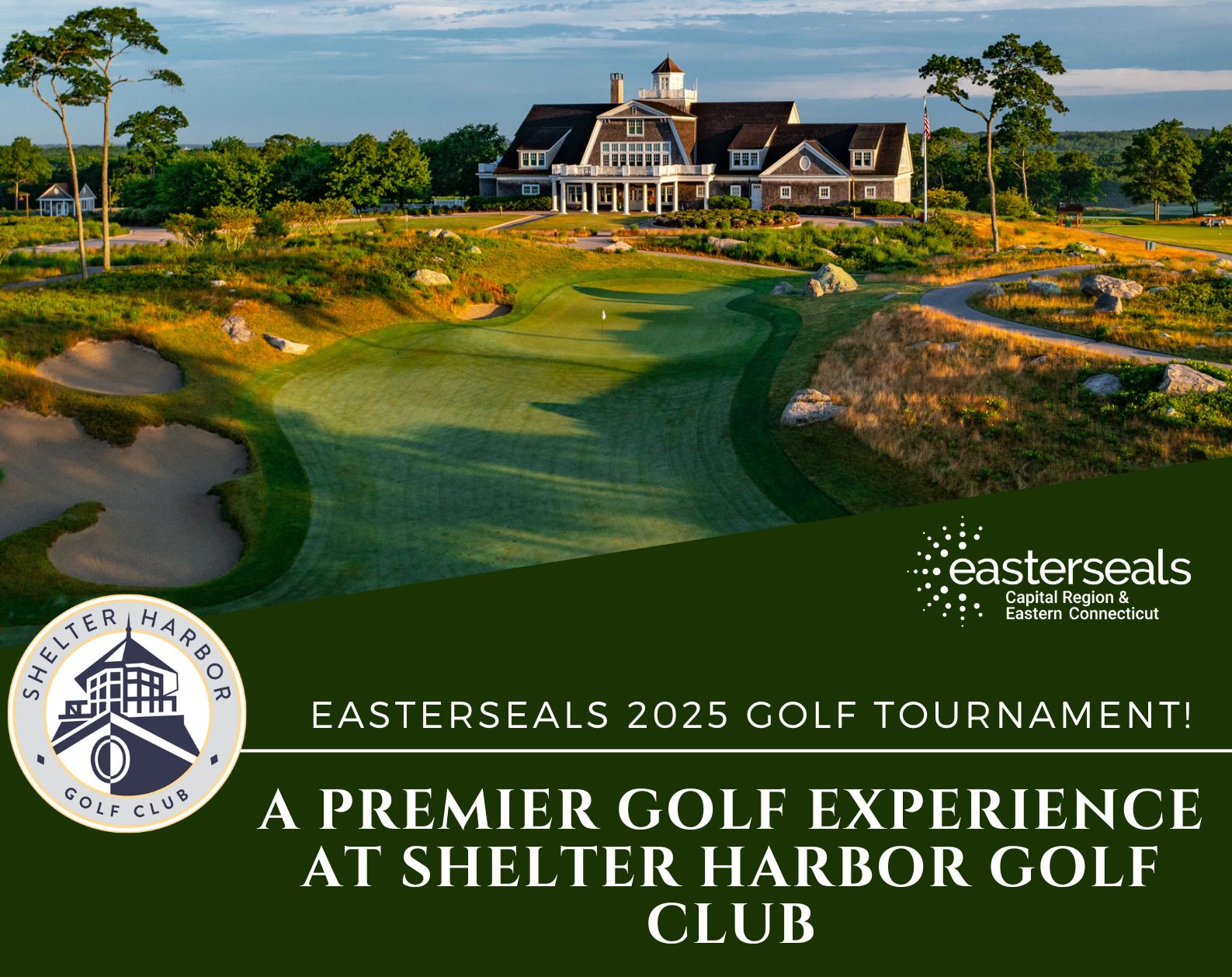 Golf Graphic for 2025 Shelter Harbor Tournament