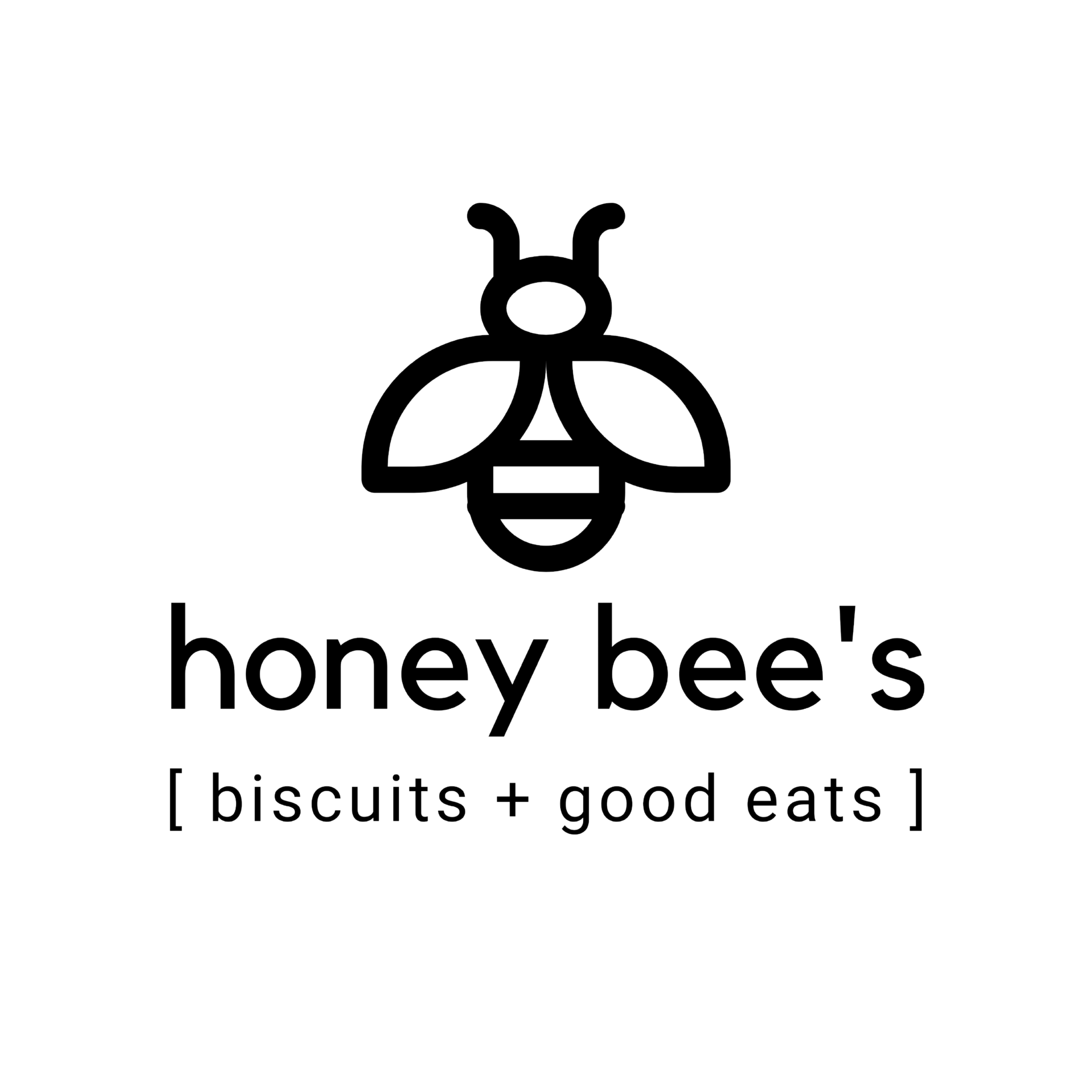 Honey Bees Biscuits and Good Eats Logo