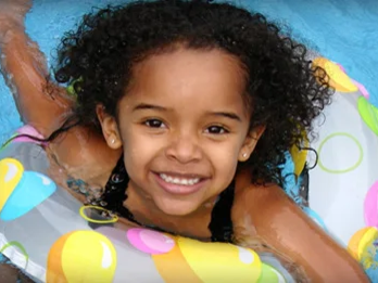 Girl in pool